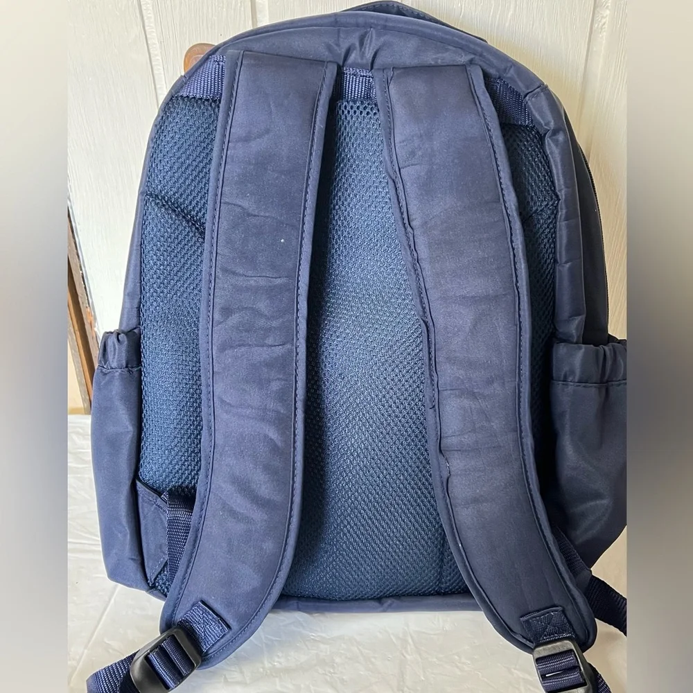 Elegant Navy Quilted Baby Bag